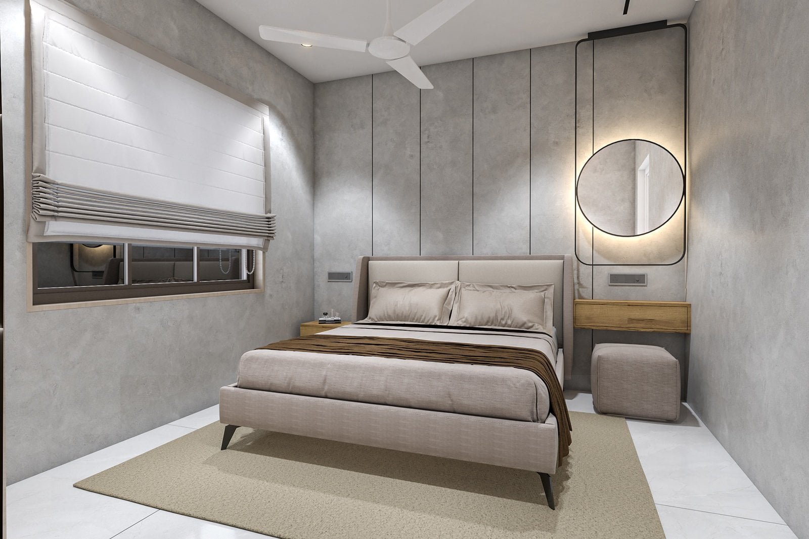 Utpal sample flat bedroom