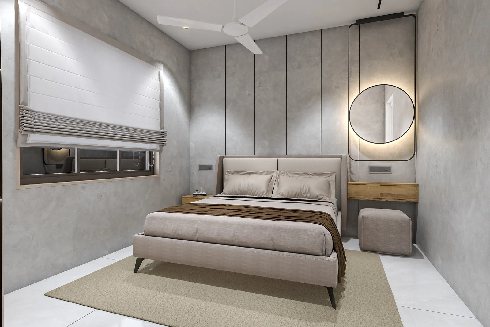 Utpal sample flat bedroom
