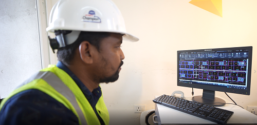 Multi-storey residential building progress