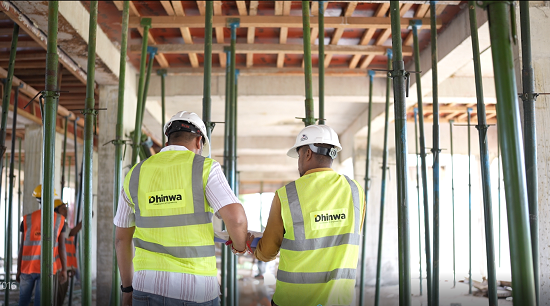 PG hostel residential block under construction