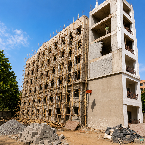 RCC structural execution on student housing