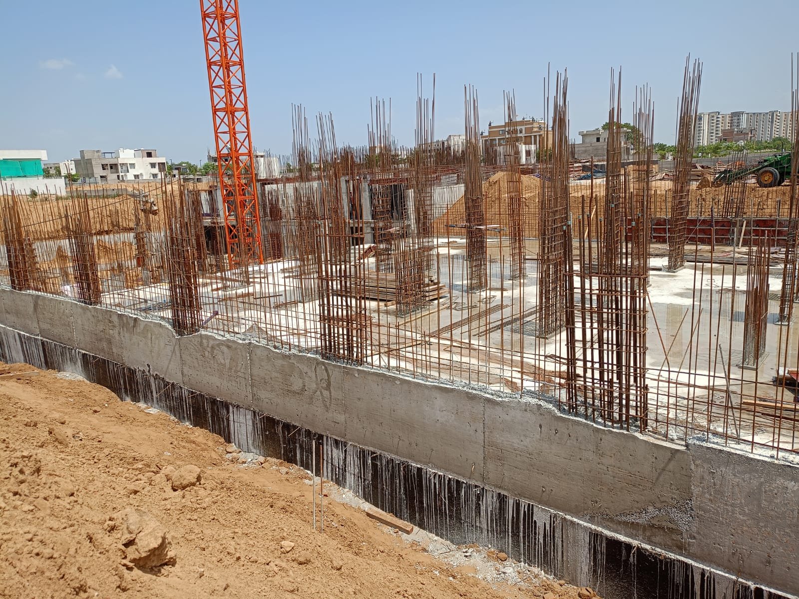 Completed residential development aerial