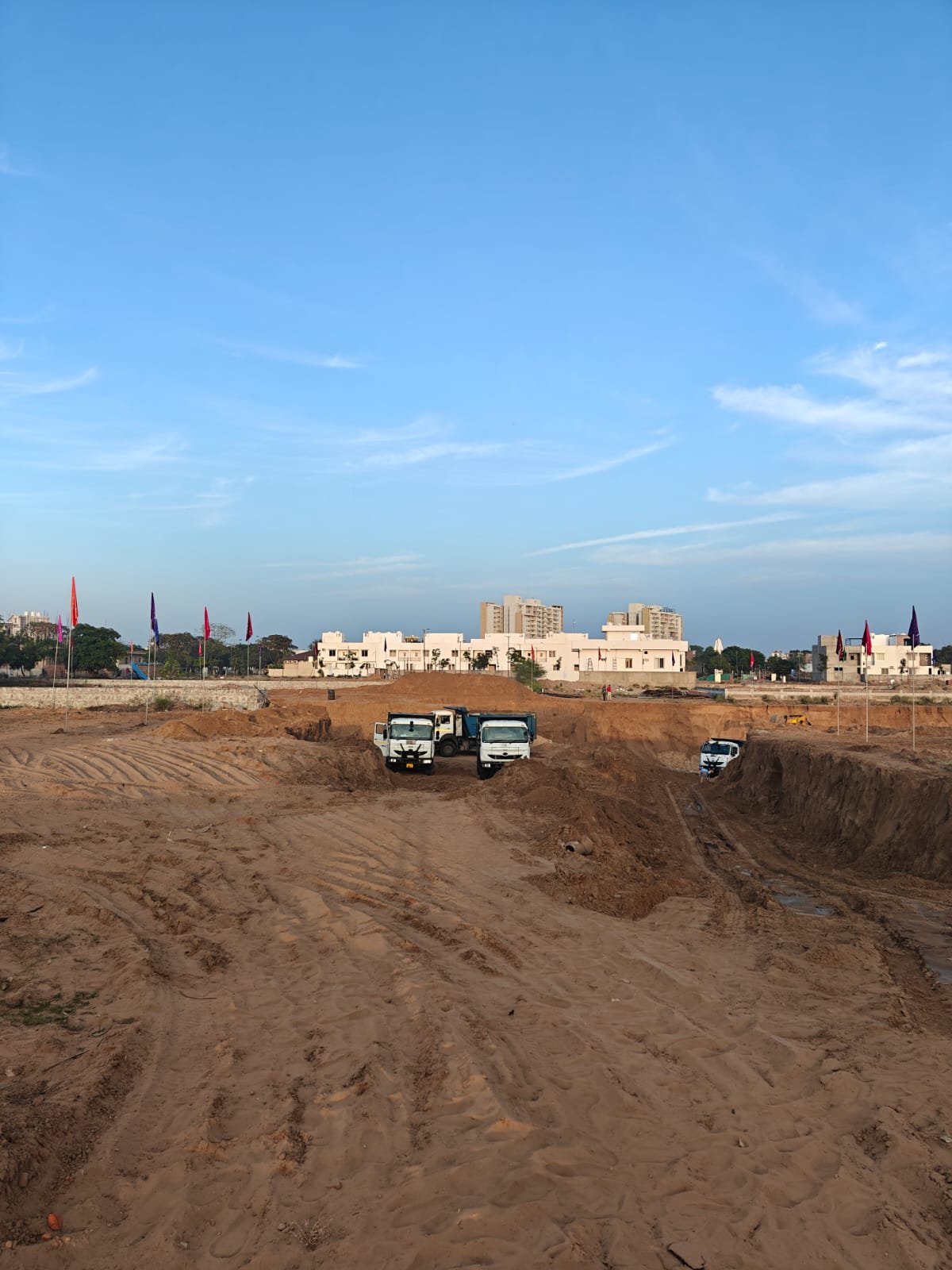Residential complex exterior