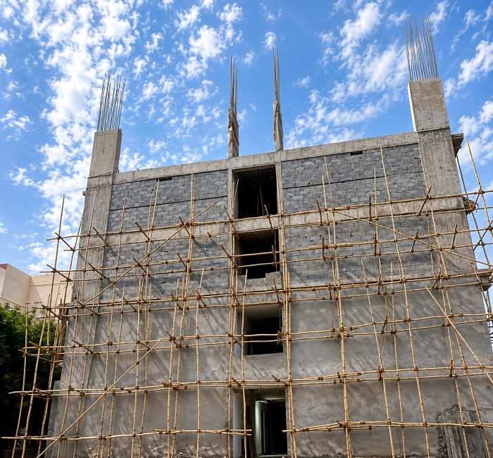 Hostel under construction