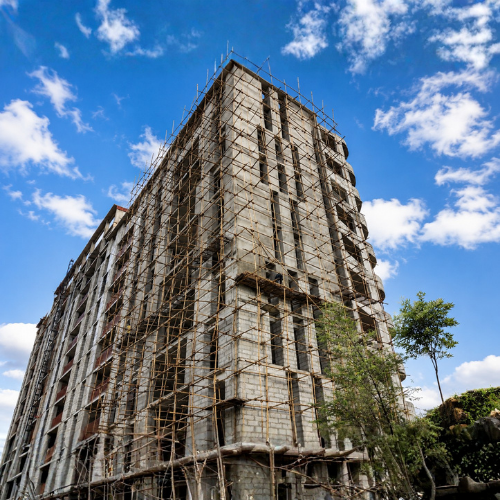 Large-scale hostel construction finishing works