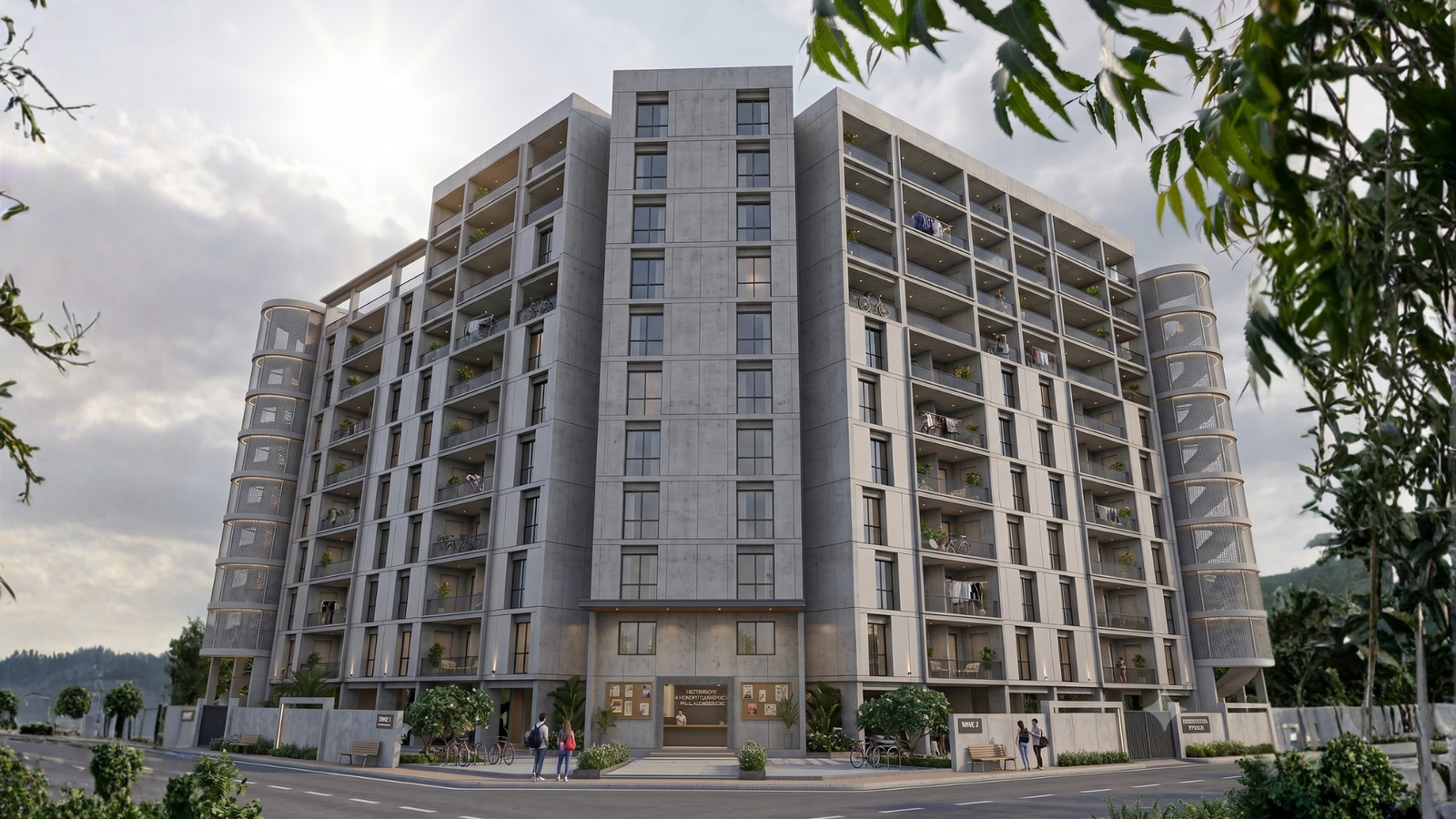 Nirwan University Hostel student accommodation building