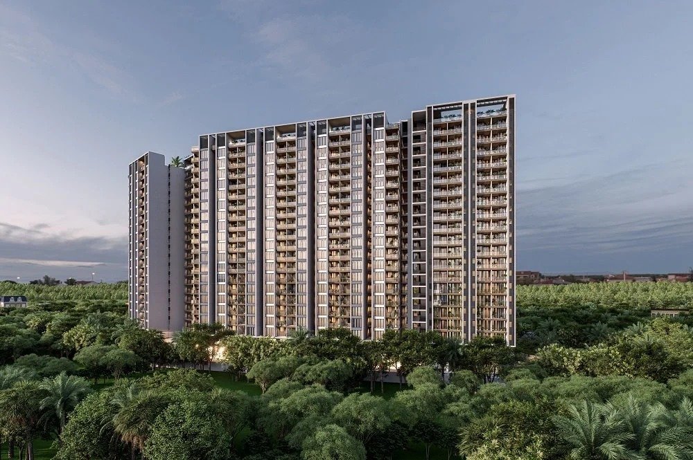 V Park residential complex design render