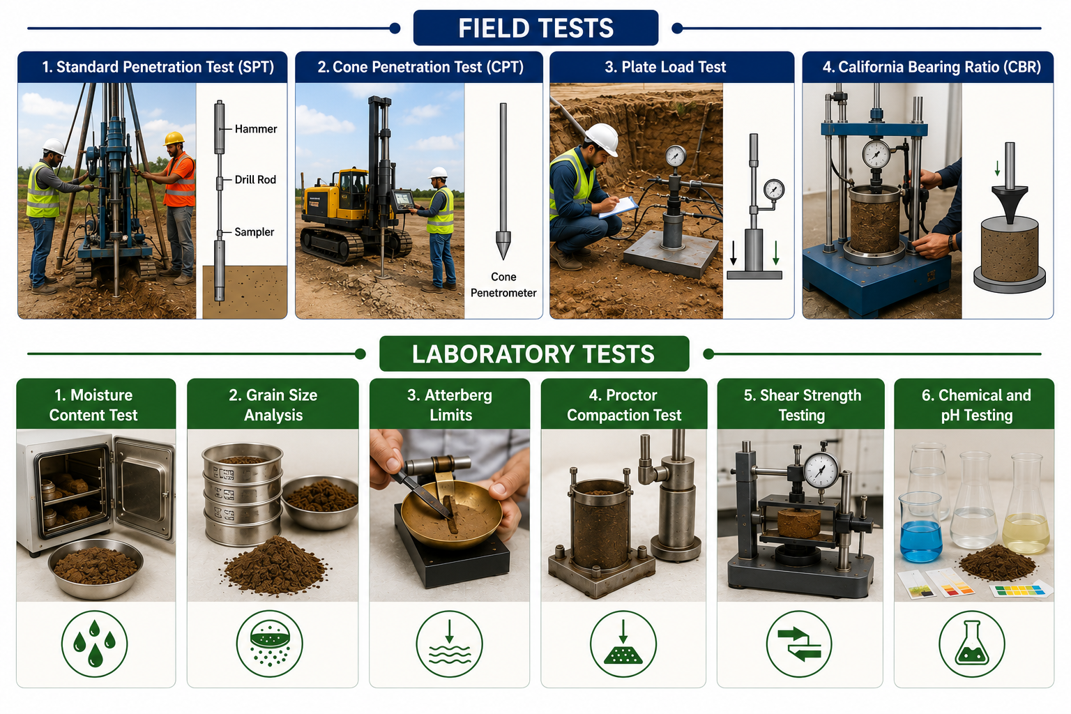Common Soil Tests Used in Construction​