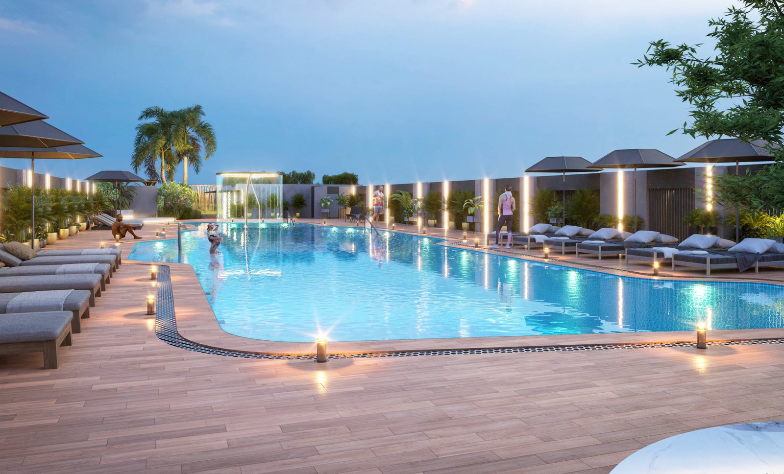 J Park Swimming view