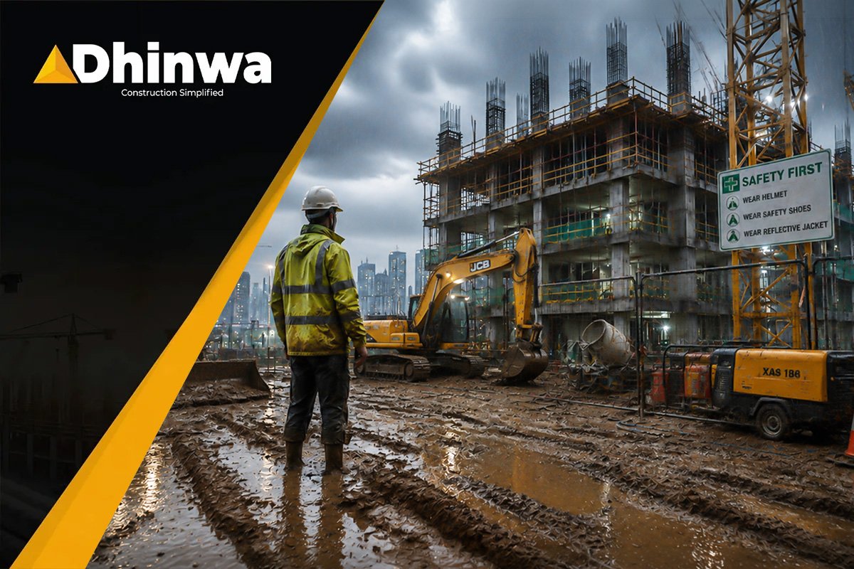Monsoon on Construction Projects