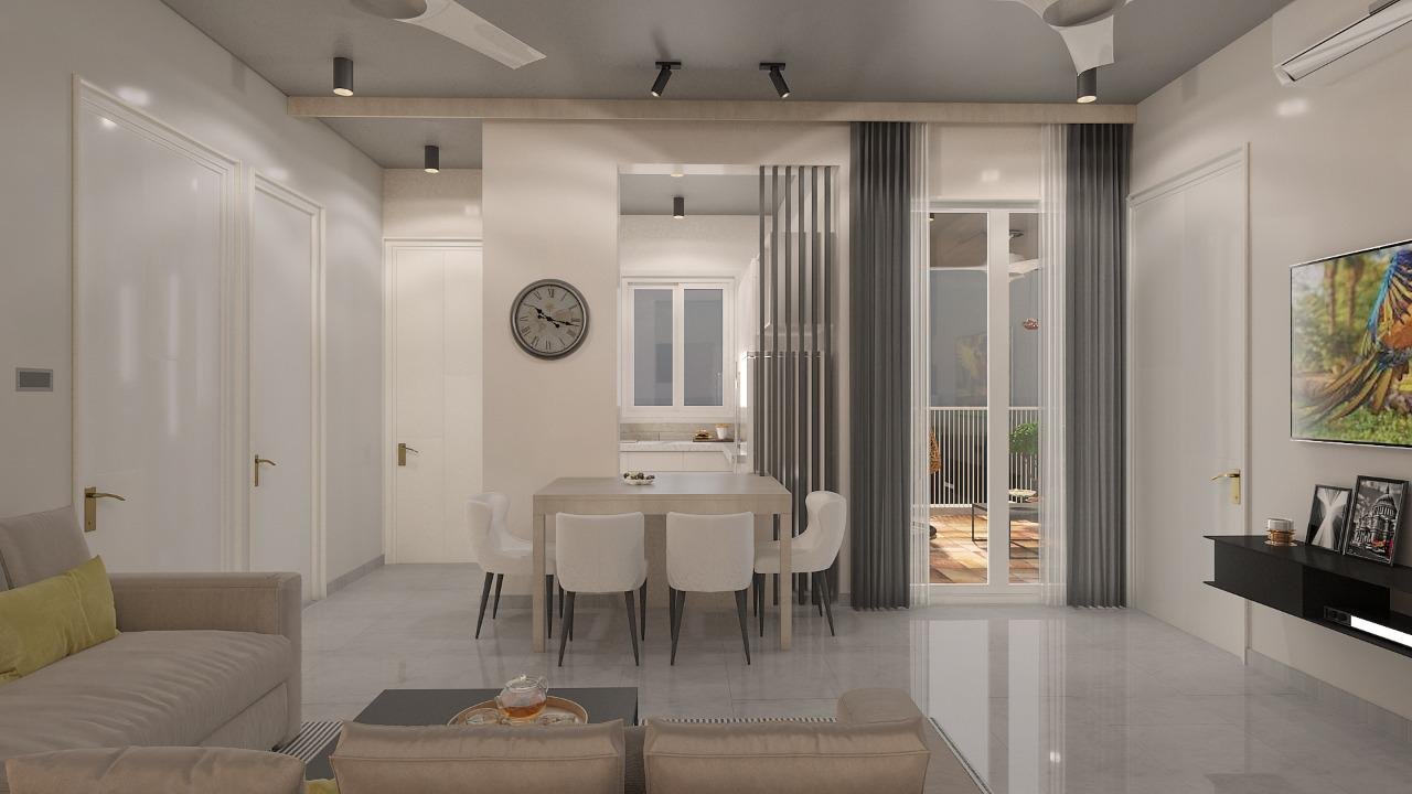 Utpal sample flat living room