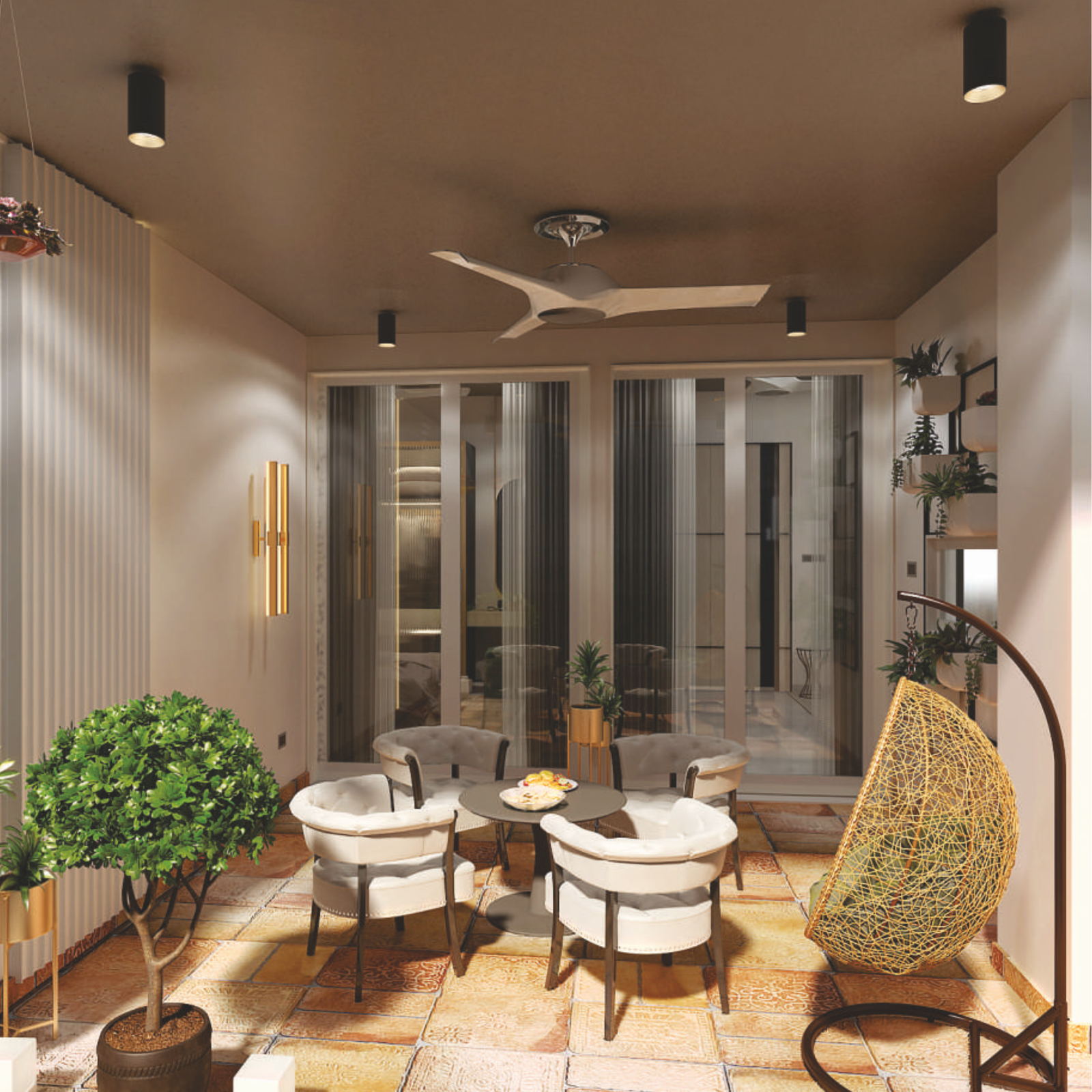 Utpal sample flat Balcony