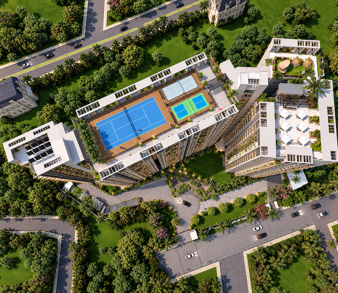 V Park luxurious residential development