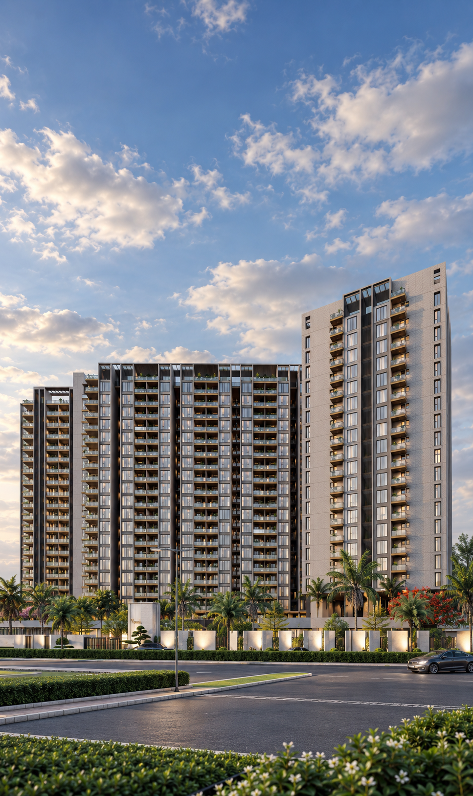V Park residential complex design render